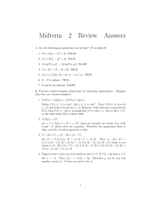 Midterm 2 Review Answers