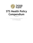 STS Health Policy Compendium - Society of Thoracic Surgeons
