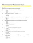 Name: Date: Level: NOCTI Remediation of Electrical Measuring