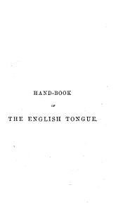 the english tongue. - Cunningham Memorial Library