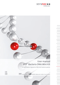 RTP Bacteria DNA Mini Kit