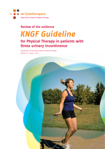 KNGF Guideline - Fysioterapeuterna