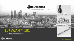 LoRaWAN™ 101 - LoRa Alliance