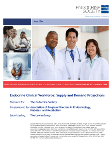 Endocrine Clinical Workforce: Supply and