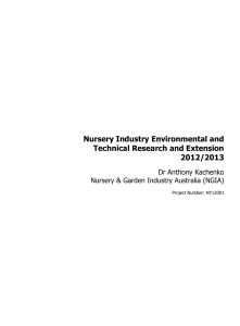 Nursery Industry Environmental and Technical Research and