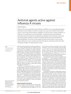 Antiviral agents active against influenza A viruses