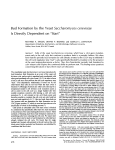 Bud Formation by the Yeast Saccharomyces