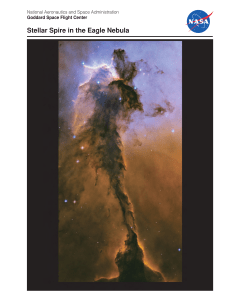 Stellar Spire in the Eagle Nebula