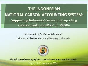 The Indonesian National Carbon Accounting System - LCS-RNet