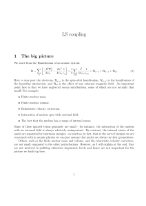 LS coupling