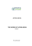 aphra behn the works of aphra behn