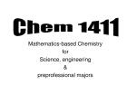Mathematics-based Chemistry for Science, engineering