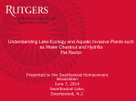 Understanding Lake Ecology and Aquatic Invasive Plants such as