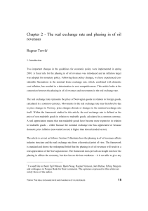 The real exchange rate and phasing in of oil revenues