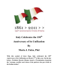 Italy Celebrates the 150th Anniversary of its Unification