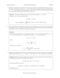Physics 280/Jones Week 02 In-Class Problems Fall 2014 1