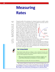Measuring Rates