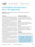 Cell Membrane Electroporation—Part 2