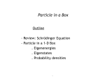 Particle in a box - MIT OpenCourseWare