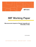 Macroeconomic Impacts of Gender Inequality and Informality in India
