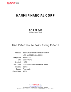 hanmi financial corp