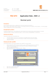 Application note Ethernet Interface Decimal Point