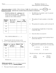 Worksheet: Section 1.4 Write Equations and Inequalities Read each