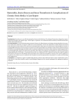 Mastoiditis, Brain Abscess and Sinus Thrombosis As Complications