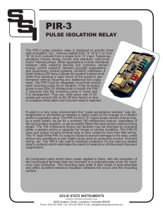 PIR-3 spec sheet.indd - Solid State Instruments