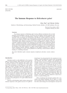 The Immune Response to Helicobacter pylori