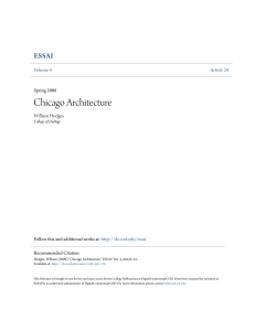 Chicago Architecture - DigitalCommons@COD