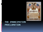 The Emancipation Proclamation