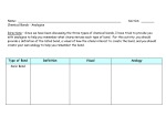 Chemical Bonds