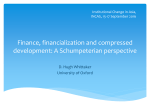 Finance, financialization and compressed development