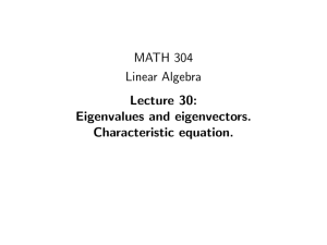 Lecture 30 - Math TAMU