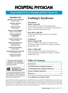 Cushing`s Syndrome - Turner White Communications