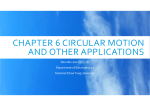 CHAPTER 6 CIRCULAR MOTION AND OTHER APPLICATIONS