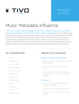 Music Metadata Influence - Rovi