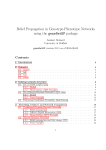 An R Package for belief propagation in genotype