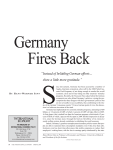 Germany Fires Back - The International Economy