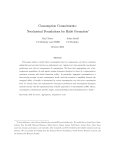 Consumption Commitments: Neoclassical Foundations for Habit