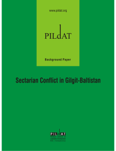 Sectarian Conflict in Gilgit-Baltistan
