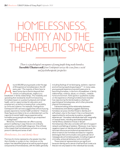 Homelessness and identity