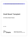 Small Bowel Transplant - Health Quality Ontario