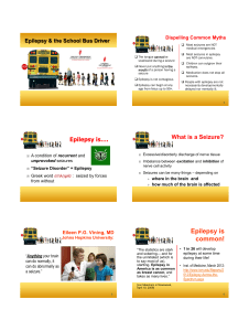 Epilepsy and the School Bus Driver