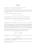 Mathematics 202 Examination 1 Answers 1. (15 points) Let v = (4, −1