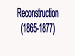 Reconstruction Freedom - Hicksville Public Schools