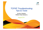 TCP/IP Troubleshooting - Tips and Tools