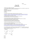 Chem 464 Biochemistry