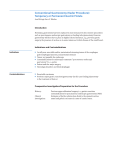 Temporary or Permanent Gastric Fistula